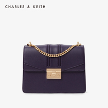 CHARLES & KEITH CLASSIC Bacchus BAG CK2-21200002-4 Metal CHAIN SHOULDER messenger BAG FOR WOMEN