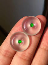 Jade Jade Ping An buckle Buddha Guanyin Gourd Ruyi String Bean Pendant Flower Pieces for Men and Women Natural A Burmese Ice Seed