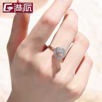 Hong Kong pie jewelry trembles fashion rotating opening ring female Japanese and Korean personality temperament trendy people Net red adjustable