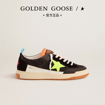 Golden Goose mens shoes yeah bump color stars black splicing lace thick bottom casual shoes