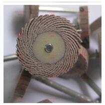 Impeller T-type grinding head polishing wheel Live shaft page wheel with handle page wheel live shaft 6mm abrasive cloth metal grinding and polishing 6*2