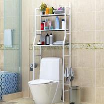 Above the toilet shelf Floor-to-ceiling pumping toilet cover above toilet storage multi-function iron punch 