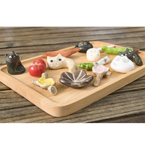 Small Aoigawa Machiya Japan imported fun and creative cute animal pastoral style ceramic chopsticks bracket ornaments