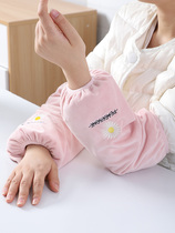 Net red sleeves sleeve sleeves resistant to dirty new 2021 autumn and winter down clothes anti-dirty protective sleeves Insurges Womens winter special winter