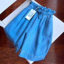 OK308 Summer Girl Tencel Jeans Big Boy Seven wide-leg pants-3 22