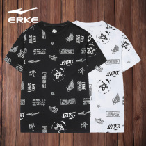 Hon Starke Short Sleeve Men Sports T-shirt Summer Slim-Breathable Casual Half Sleeve Mens Round Collar Printed Sports Blouse