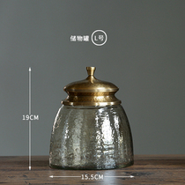 Nordic American kitchen decoration French restaurant seasoning bottle Light luxury seasoning bottle Storage tank Ice bucket wine bottle decoration