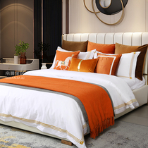 Upscale boilerplate room Bedding American Bedding Modern Minimalist Multi-Piece Home Soft Fit with Core 12 pieces