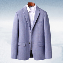 Spring and autumn middle-aged mens fashion casual suit jacket middle-aged father suit jacket coat tide