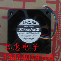 Japan Sanyo 109R0624M4D06 6025 24V 0 04A 6cm Cooling Fan