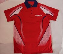 Beijing Space Quite Pull-out Table Tennis Clothing Mens Womens Speed Dry Full Polyester Competition Suit Sports Short Sleeve Blouses