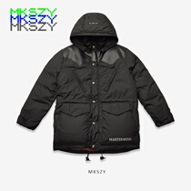 MKSZY independent research and development Rocky Mountain Featherbed X MMJ hooded long down jacket