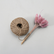 Ming Lin 50 yards diy hemp rope floral packaging materials handmade decorative woven accessories vintage handmade