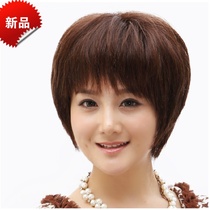 Middle-aged old net Red Hat wig female short hair wig mommy hair short curly old hair