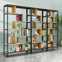  Shelf shelf Multi-layer floor sample display rack Free combination rack Office entrance living room wrought iron partition