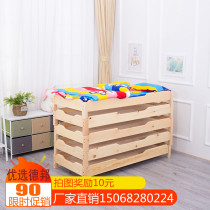 Kindergarten Little Bed Students Nap Solid Wood Healing Special Hosting Class Dispensed and Specific Standing Bed Pine Bed