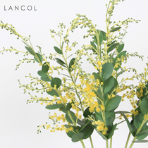 Lancol simulation flower Nordic wind silver jingacia home decoration window display table coffee table silk flower fake flower