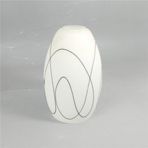 Restaurant chandelier modern minimalist creative dining room lamp Nordic personality bar Dining Room Bedroom Chandelier Glass Lampshade