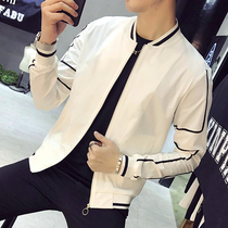 Rich bird spring autumn coat mens new Korean version of slim handsome trend youth baseball collar thin casual jacket