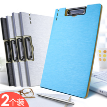 A4 drawing surface document board clip Data storage a4 writing splint pad Student writing office supplies This clip Black file folder Data book clip Vertical contract clip Batch