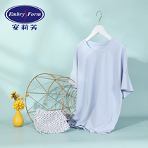 An Lifang Spring and Summer New Cotton Loose Short Sleeve Pajamas Pajamas Suit Ladies Leisure Home Clothing ELW0315