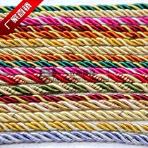 Hundred rope with cloth three strands of home decorative rope tied rope and sofa curtain accessories curtain curtain cord cord