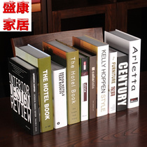 Modern simple decoration book fake book model room photography furniture bookcase study decoration decoration proposition