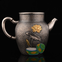 Jingga Top Korea imports pure hand silver cup pure silver cup 999 km cup pure silver cup accessories