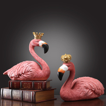 Nordic Style Love Fire Birds Bookcase Decorations Small Pendulum Pieces Home Living Room Wine Cabinet New House Wedding Furnishing Accessories