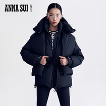 ASA Anna Sui autumn winter New detachable hat goose down Lady jacket coat women