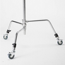 Magic Leg Universal Trundle Wheels C Type Frame Wheels Pulley Photographic Shed 25mm sleeves with brake stainless steel