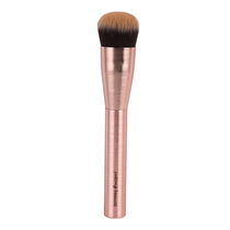 Rose gold series 03 Flat round head foundation brush incognito fiber hair brush All aluminum rain brush makeup