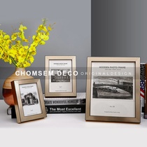 Nordic light luxury Phnom Penh frame photo frame decoration home decoration living room modern 6 7 10 inch desktop soft decoration recommended