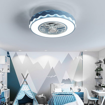 Wide area Nordic bedroom invisible fan light Big Wind home room creative childrens room remote control ceiling ceiling fan light