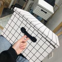 Clothing box toy storage basket covered office box corner art home girl creative home cute