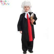 Halloween children play Cosplay to play Cosplay costumes for male and female childrens lawyers Costume Professional Clothing