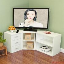 Simple triangle TV cabinet corner cabinet corner bedroom corner cabinet living room corner cabinet solid wood corner cabinet can be customized