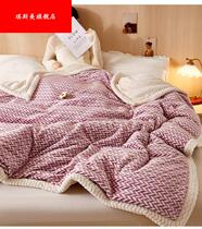 Milk Velvet Baby Heat Warm Fallennel Double Room Domestic Blanket