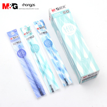 Chenguang Light Language Neutral Refill 0 38mm Full Needle Tube Students 0 35 Water Pens 4304 Black with Bookmarks