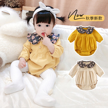 Korean baby clothes Princess baby clothes Net red cute Full Moon baby spring and autumn female newborn foreign baby spring