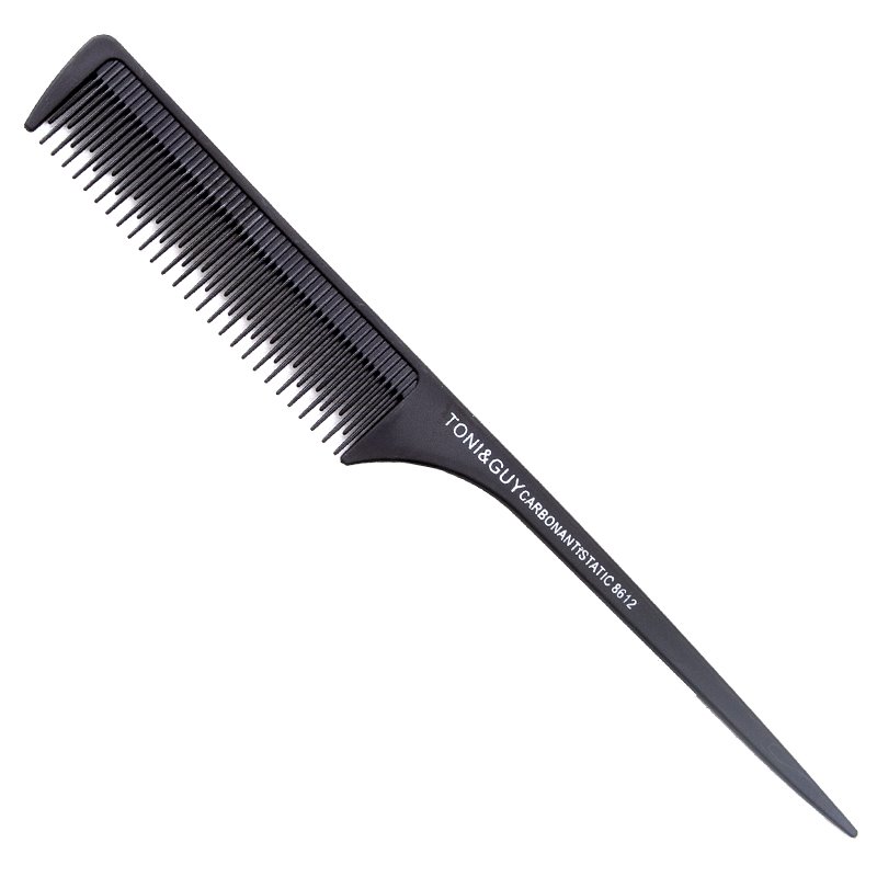 Disc hair styling division tip-tail comb carbon fiber less static high temperature resistant dense teeth hair professional hair pick and play