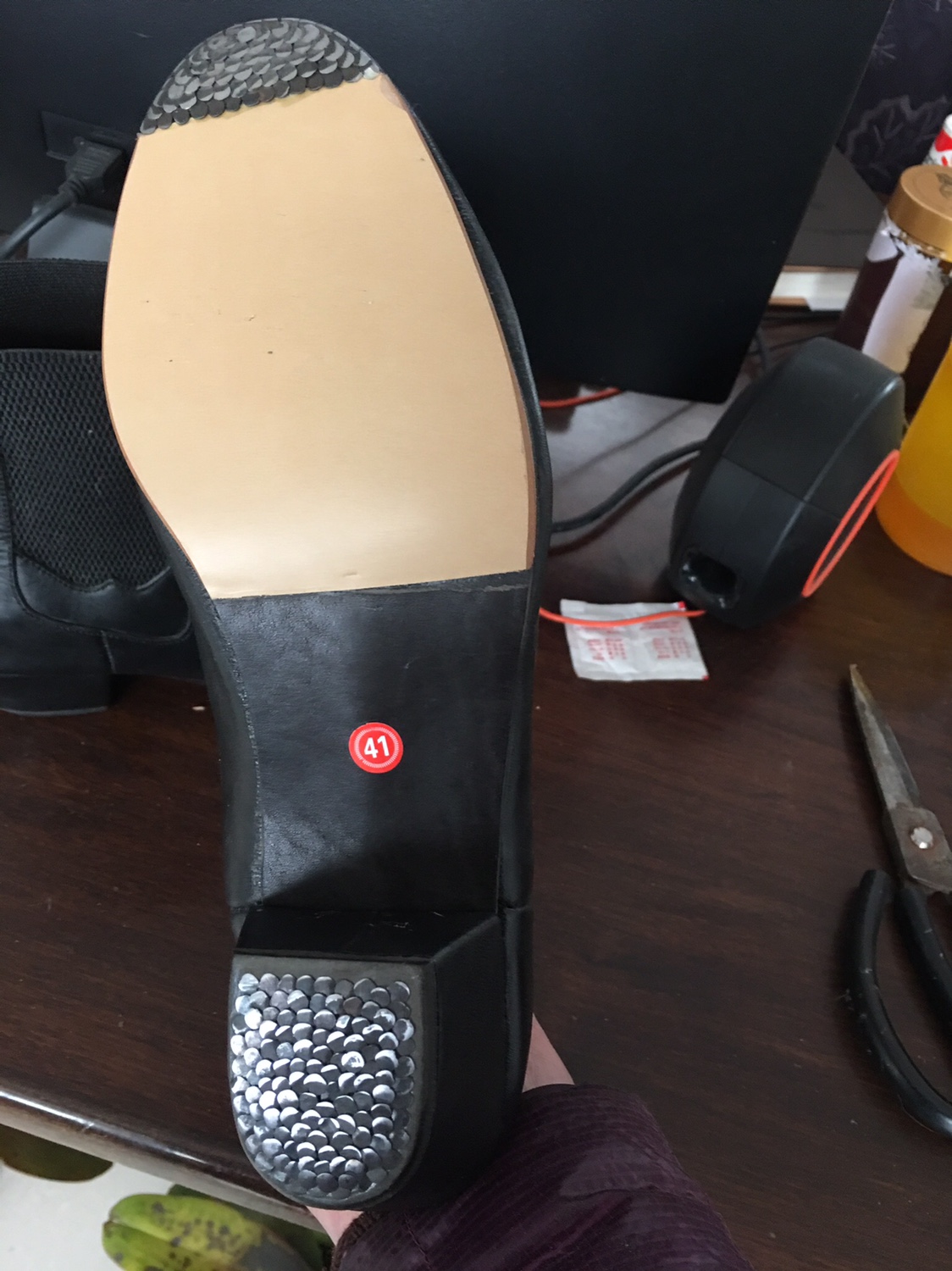 Framento men's shoes imported genuine leather large bottom imported head layer of cow leather