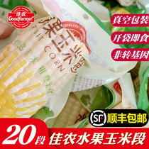 Canon Fruit Corn Section 20 Section Vacuum Packed Open Bag Ready-to-eat Non-GMO Fresh Sweet Corn Section 100g para.