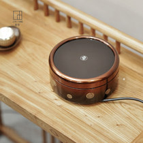 Jinfang metalwork Yuanrong electric pottery stove Tea stove Household tea making stove Iron pot Silver pot Pottery pot special stove tea set