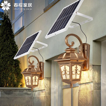 Solar Wall Lamp Led Ultra Bright Home Free Wiring Outdoor Waterproof Villa Doorway Garden Patio Room External Wall Lamp