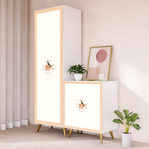 (Leather) shielded cloth wardrobe cupboard cloakroom dust-proof curtain cabinet shielded from decorative waterproof magic sticker