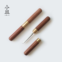 Puer tea knife Tea needle Tea cone Rosewood Solid wood Tea ceremony accessories Stainless steel Gongfu Tea ceremony accessories Pry tea special