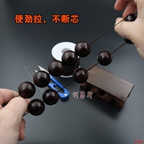 Stretch line of bead core elastic rope wear resistant to bracelet wear with bracelet cord leather tight line