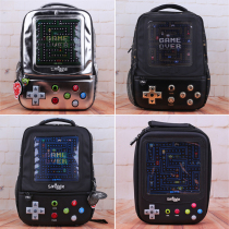 Mingxin home Australian smiggle students silver video game shoulders to reduce schoolbags outdoor backpacks
