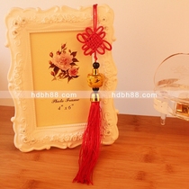 Access Safety China Knot Pendant Car Trailer Accessories Red Hanging Decorations Handicraft Gift Group Purchase Small Goods